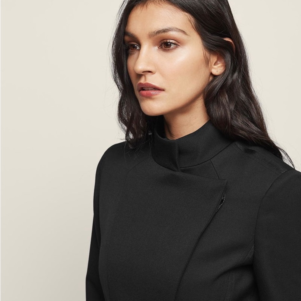 Reiss Luca Wrap Front Jacket 4 - Picture 5 of 15